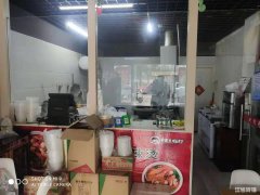 东方龙城雅乐苑小区门口27中对面小吃旺铺转让